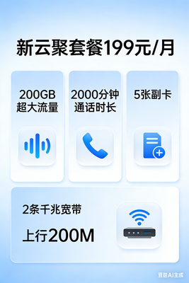 新云聚 199 元 / 月套餐
